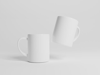 3D rendered mug 