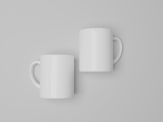 3D rendered mug 