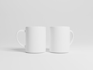 3D rendered mug 
