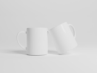 3D rendered mug 