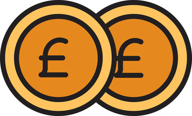 pound coins icon