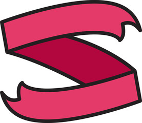 ribbon banner illustration