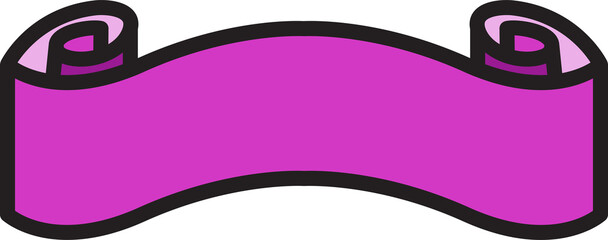 ribbon banner illustration