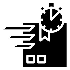 FAST DELIVERY glyph icon