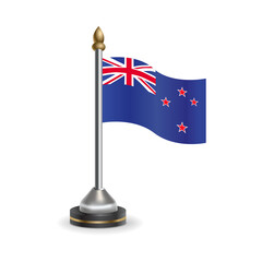 State table flag of New Zealand. National symbol perfect for design, Background transparent