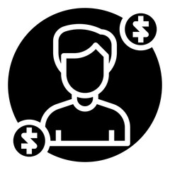CUSTOMER glyph icon