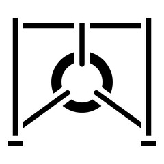 TIRES SWING glyph icon