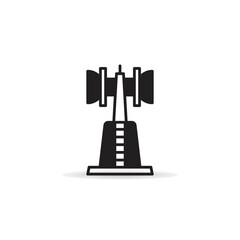 radio mast and network tower icon