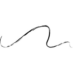 abstract curved line element dry brush for decoration, website, web, presentation, printing, banner, logo, poster design, etc.