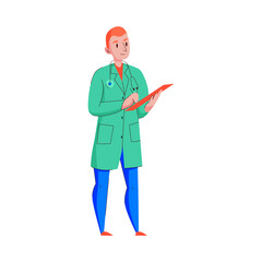 Doctor Flat Illustration