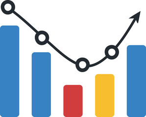 Data analytic set icon. Infographic icons.