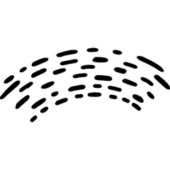 dashed line curved decorative for decoration, website, web, presentation, printing, banner, logo, poster design, etc.