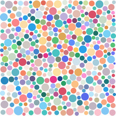 Illustration circle multi colorful background and texture.