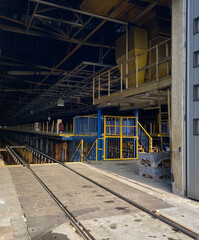 Repair depot for wagons and trains