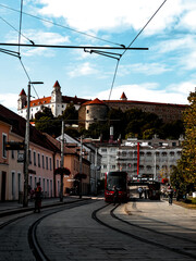 Obraz premium tram in the city