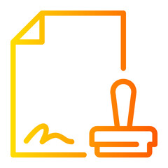 contract gradient icon