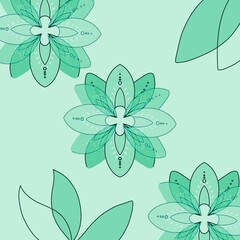 Obraz premium seamless floral pattern