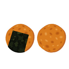 せんべいのイラスト