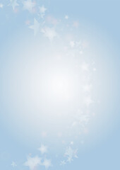 Fototapeta premium Vector Magical Glowing Background with Silver and Purple Falling Stars on Grey. Sparkle Star Sky Cover and Card Design. Glittery Confetti Frame. Christmas and New Year Poster. Cosmic Bokeh Light.