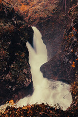 waterfall in Autumn