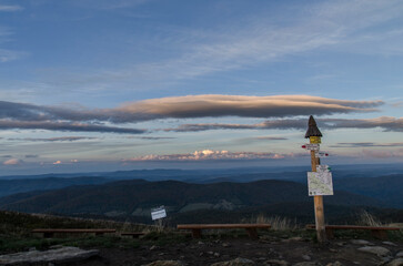 Panorama z połoniny Caryńskiej 