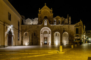 Matera, notturno cittadino