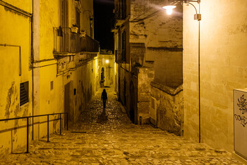 Matera vista di notte