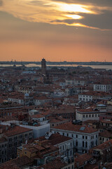 Obraz premium Venice at sunset in the summer 