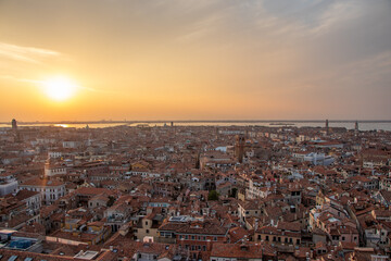 a summer evening in Venice Italy 
