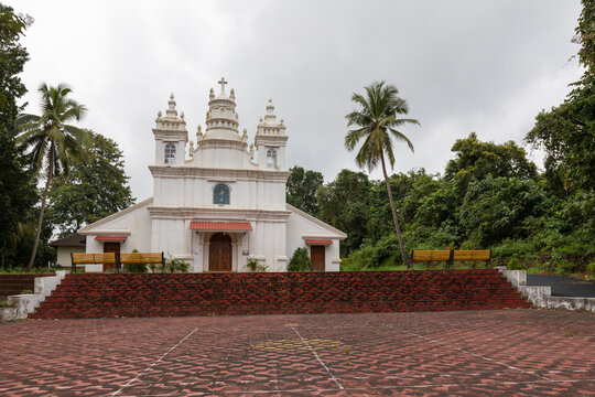 The Chapel Of Our Lady Of Miracles At Vanxem Loutolim Goa - India