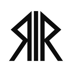 Roman way to the Gods neo pagan religion vector symbol isolated on white