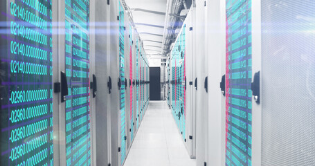 Composition of data processing over server room