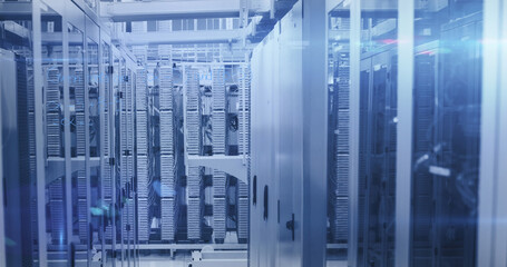 Composition of data processing over server room