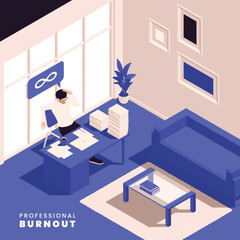 Burnout Syndrome Isometric