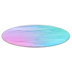 Abstract transparent oval border element.
