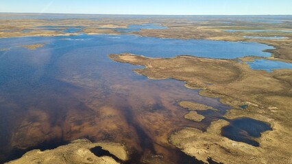 aerial view of the world