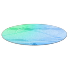 Abstract transparent oval border element.