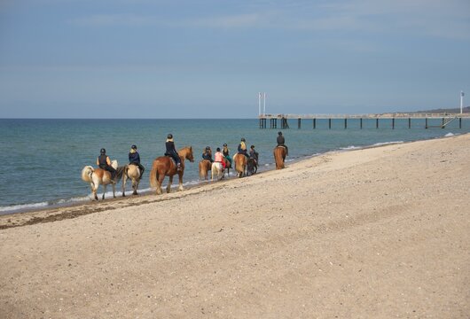 Reiten Strand Ostsee