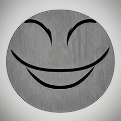 Abstract smiling face 