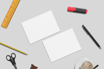 Postcard Blank Mockup
