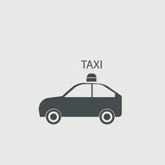 Taxi car icon