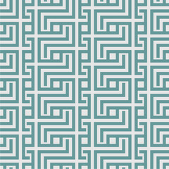 Geometric seamless pattern with geometric illusion in light green. flat abstract strips pattern for wall decoration. Random Patchwork. Vector illustration