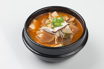 brisket doenjang jjigae, doenjang jjigae, doenjang jjigae, doenjang jjigae, doenjang, beef, tofu, vegetables, vegetables, Korean food, food, food, ingredients,차돌된장찌개,  된장찌개 ,차돌박이, 찌개 ,된장 ,소고기, 두부 ,야채,