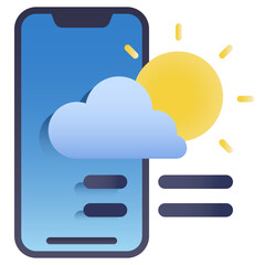 mobile weather icon