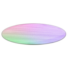 Abstract transparent oval border element.