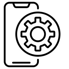 mobile setting icon