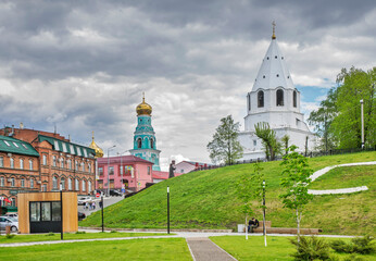 View of kremlin in Syzran. Russia