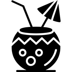Coconut Drink Icon