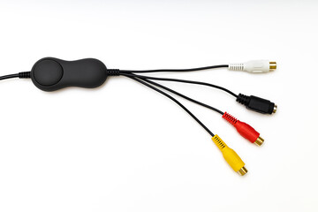 video converter for capturing an analog signal on a white background