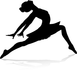 Ballet Dancer Dancing Silhouette © Christos Georghiou